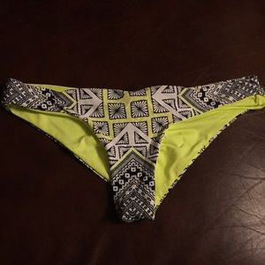 Neon Rip Curl Cheeky Bikini Bottoms